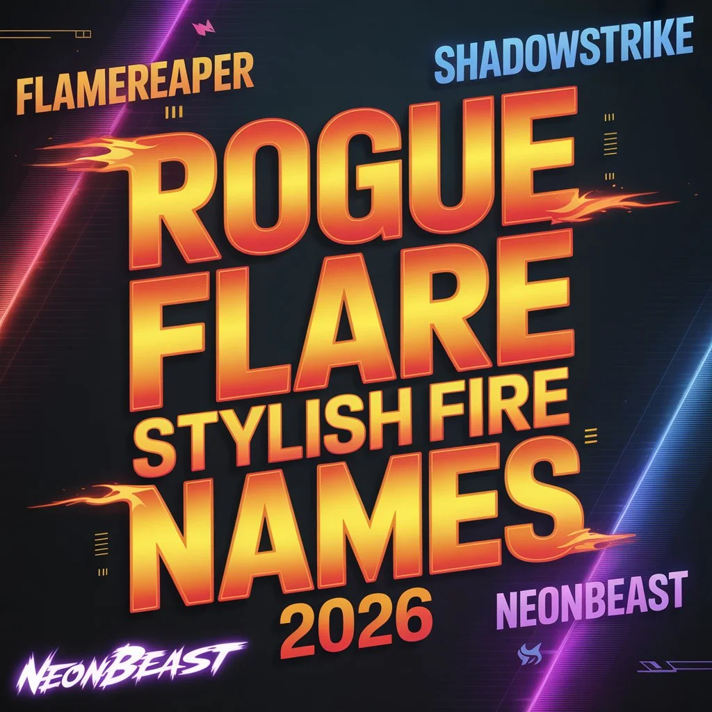 Rogue Flare Stylish Free Fire Names 2026 