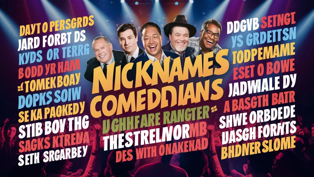 Comedian Nicknames