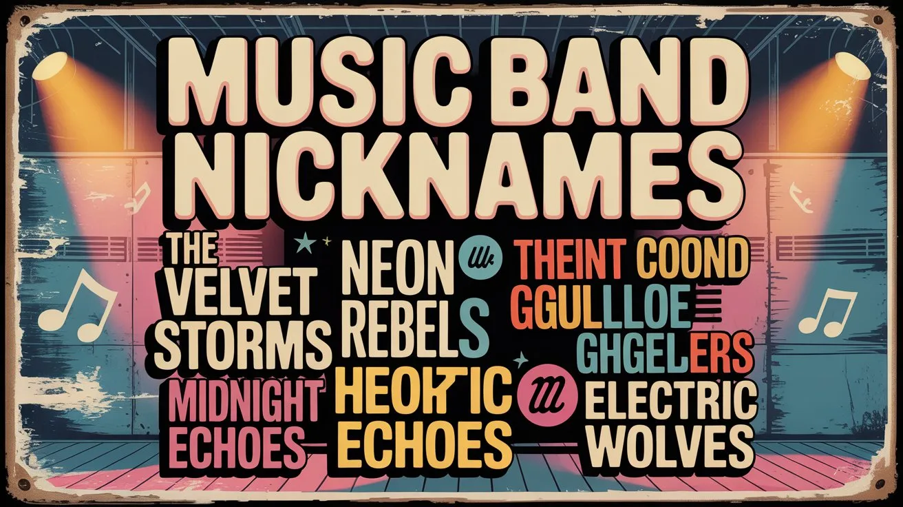 Music Band Nicknames