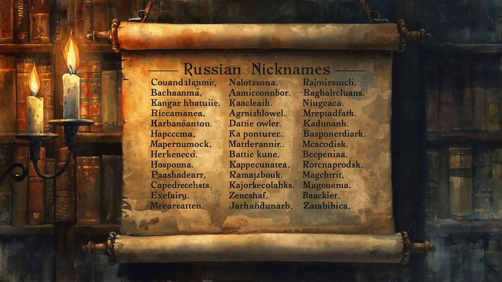 Russian Nicknames