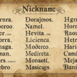 Spanish Nicknames